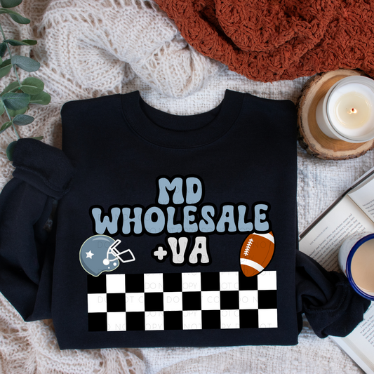 Small Business Blue Football