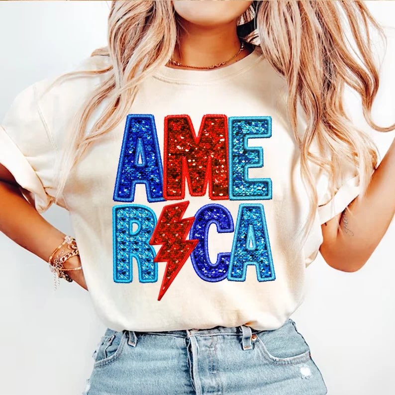 Faux Sequin America