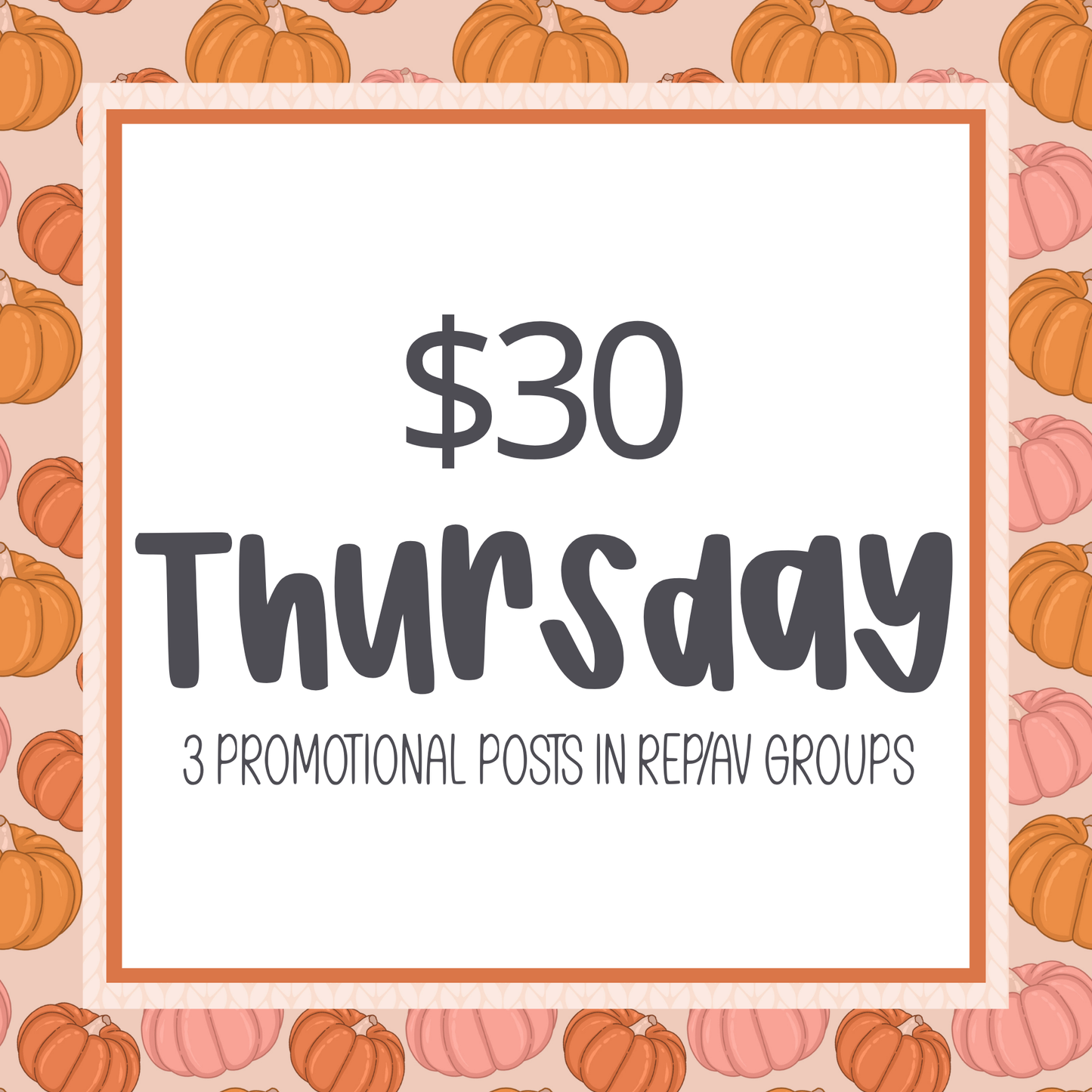 $30 Thursday