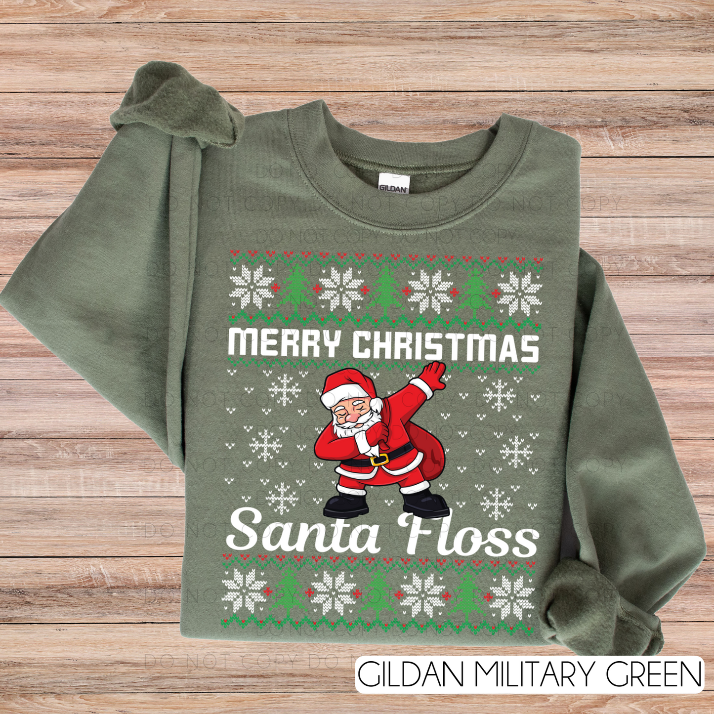 Merry Christmas Santa Floss