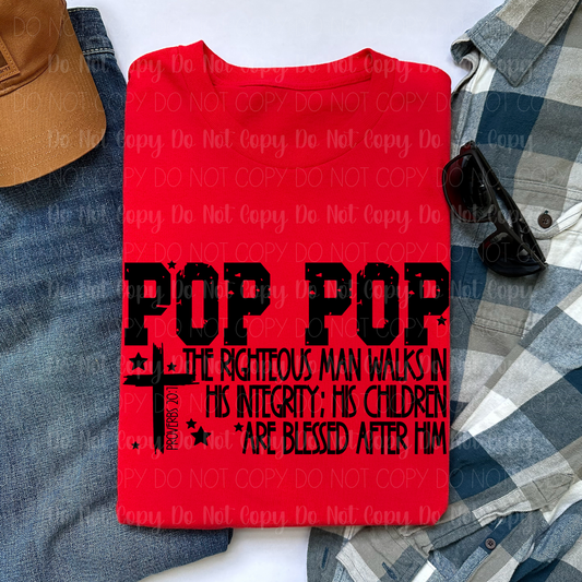 Pop Pop Proverbs 20:7