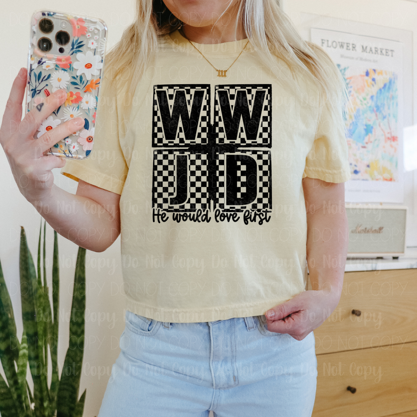 Checkered WWJD