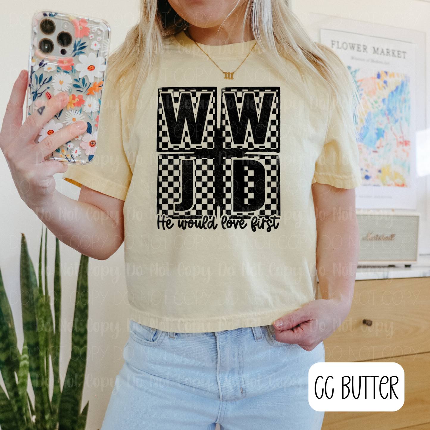 Checkered WWJD