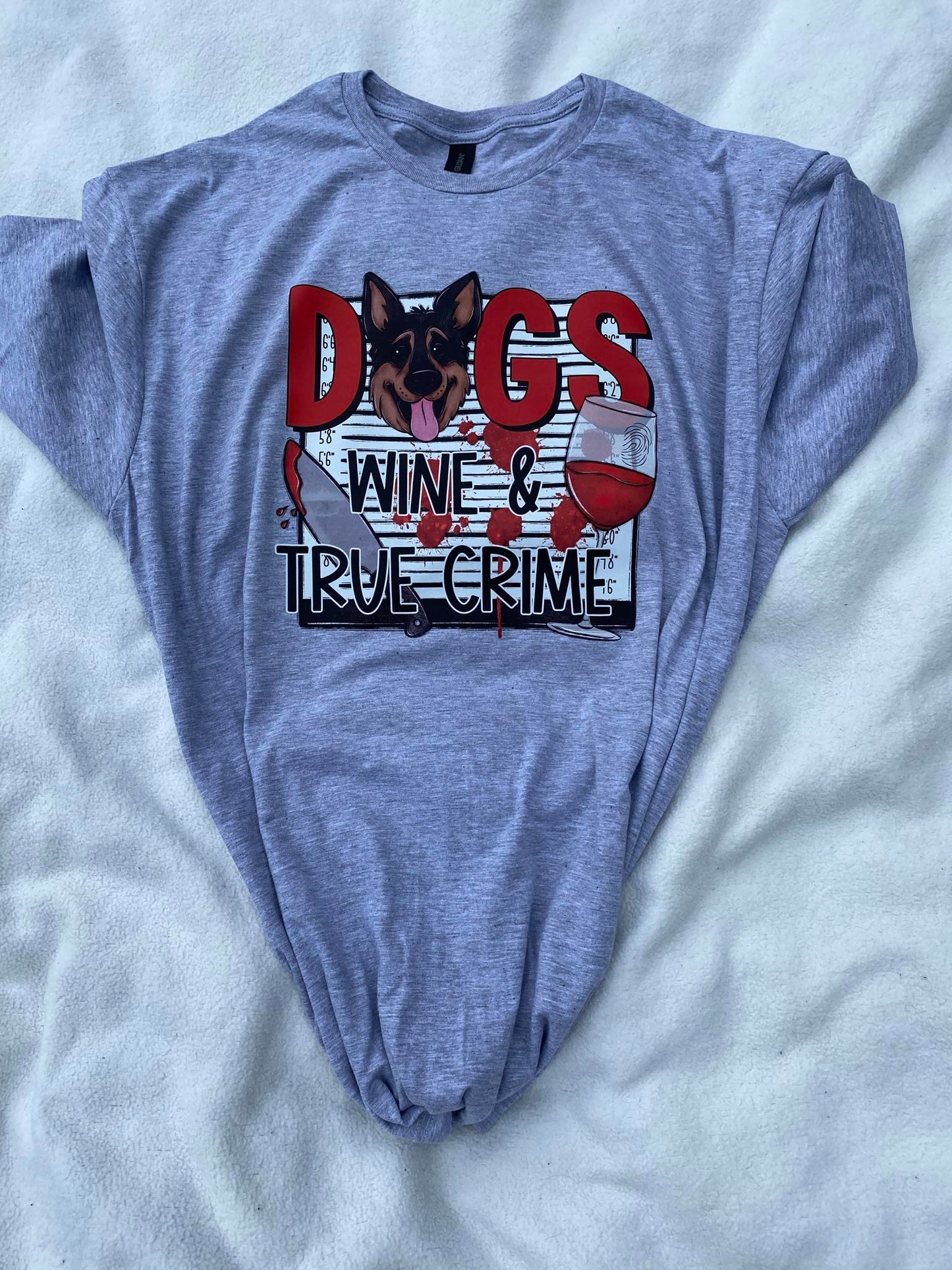 RTS Dogs Wine & True Crime-XL