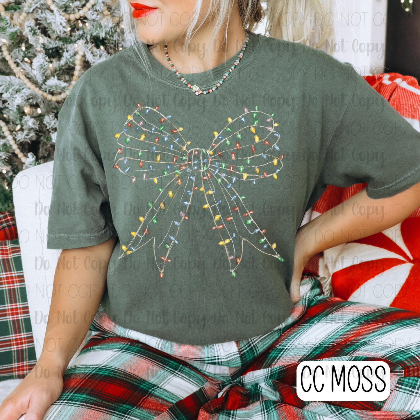 Christmas Lights Bow