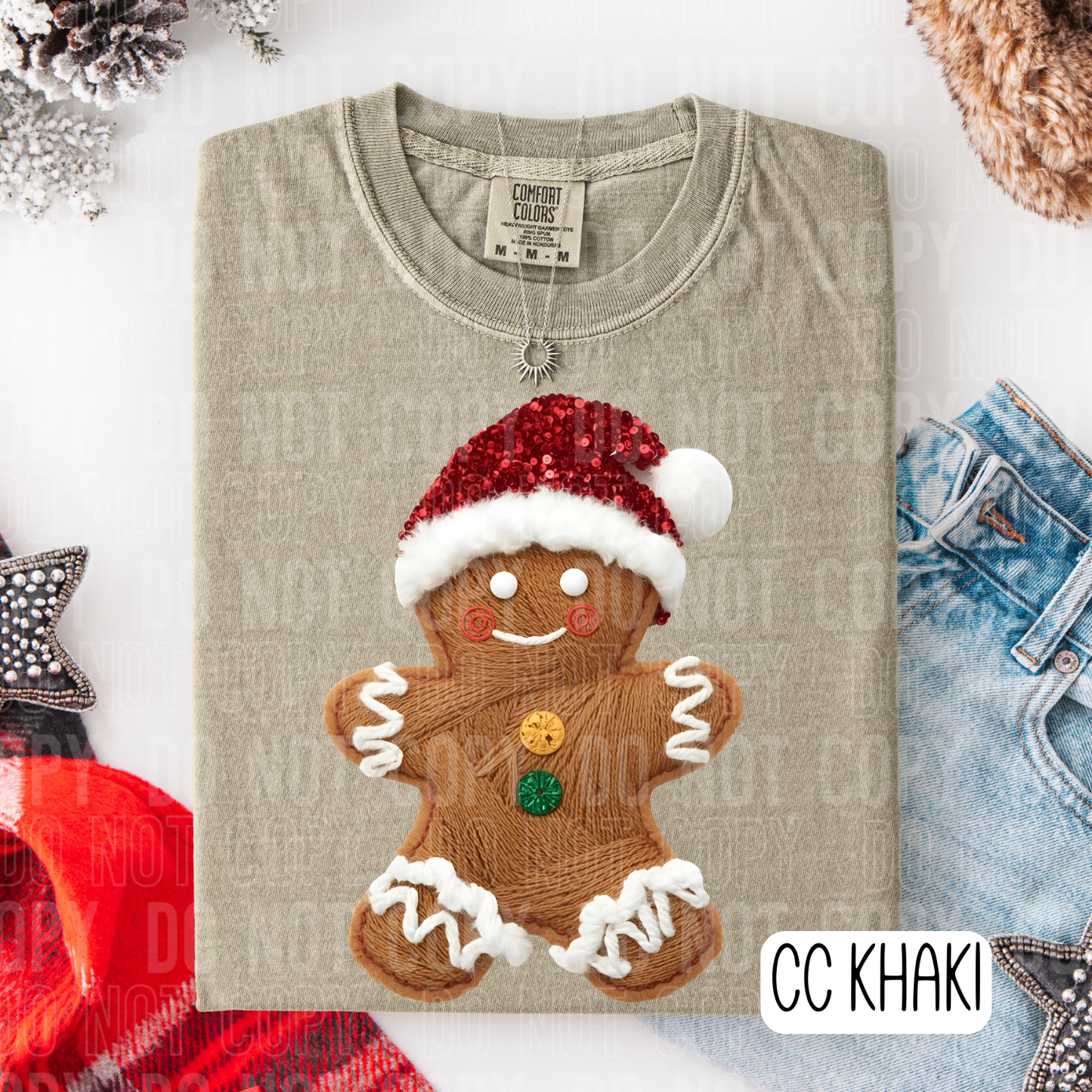 Faux Yarn Gingerbread