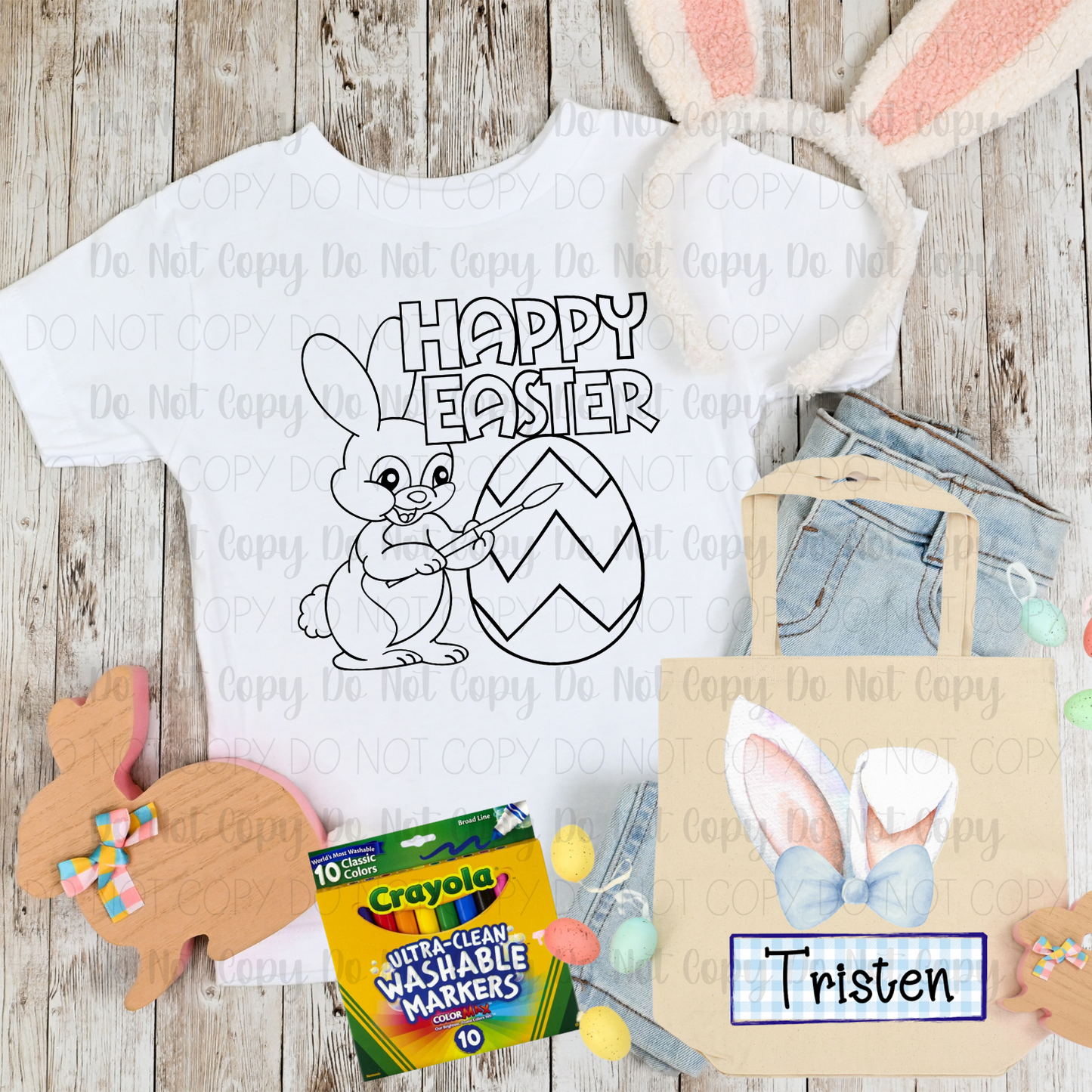 Kid's Easter Bundle- Happy Easter Bunny + Blue Bunny