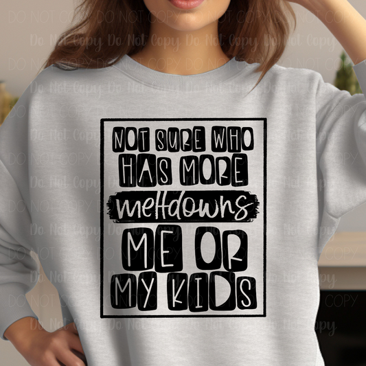 Not Sure Who Has More Meltdowns