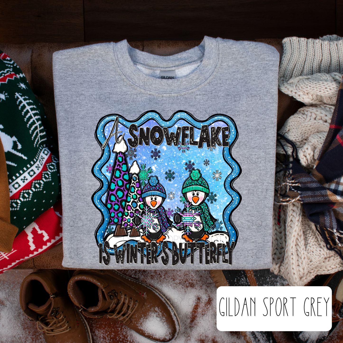 A Snowflake Is Winter's Butterfly