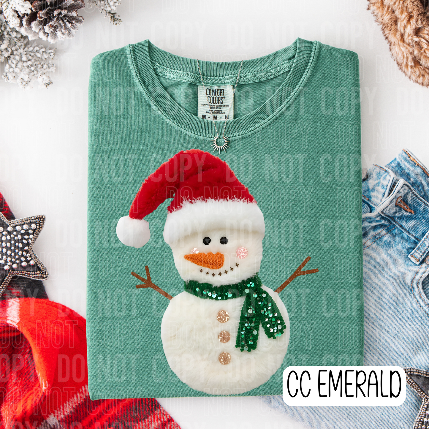 Faux Fur Snowman