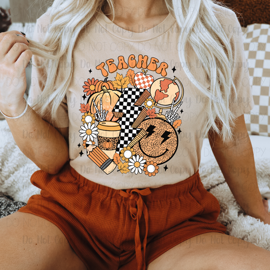 Fall Retro Teacher
