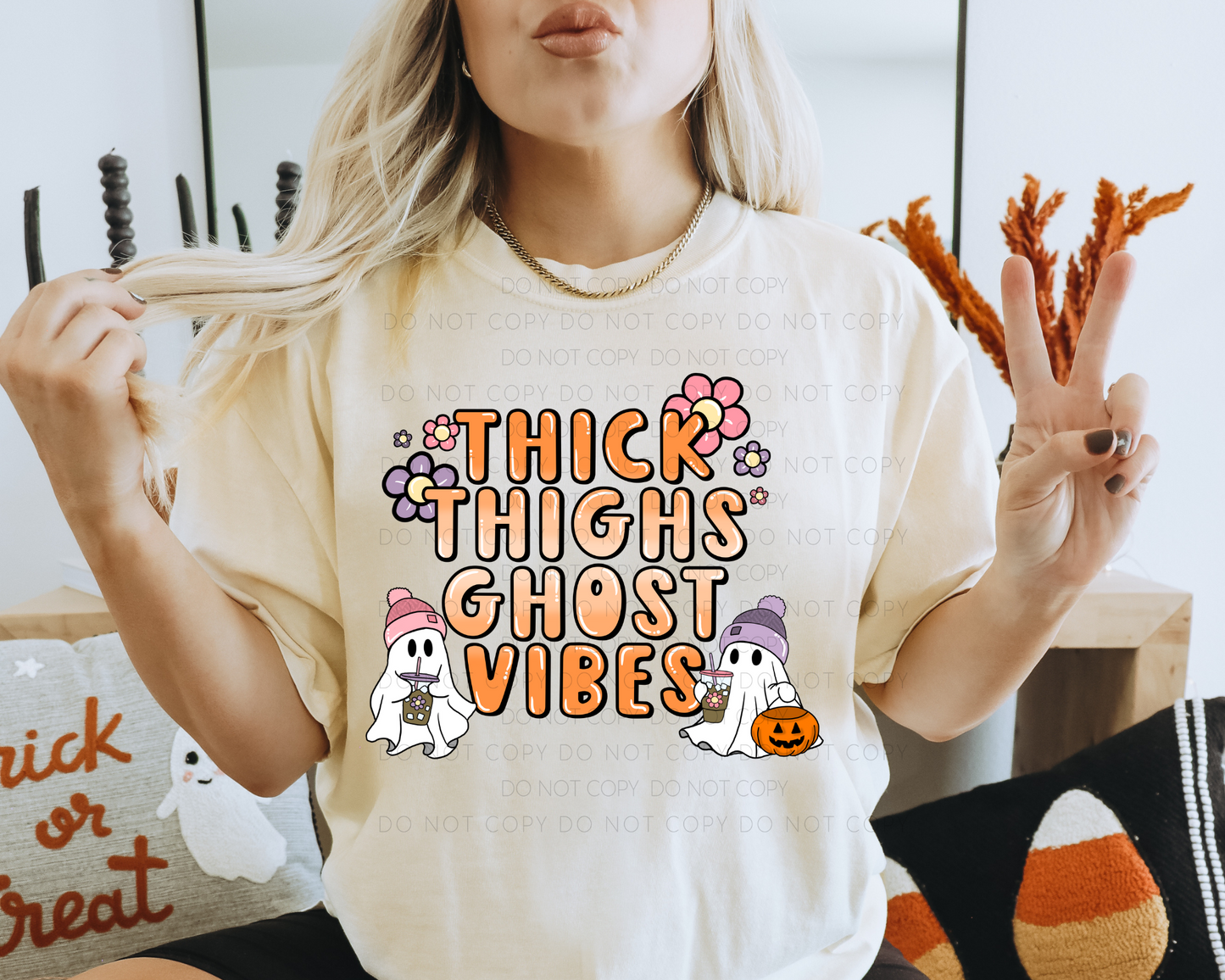 Thick Thighs Ghost Vibes