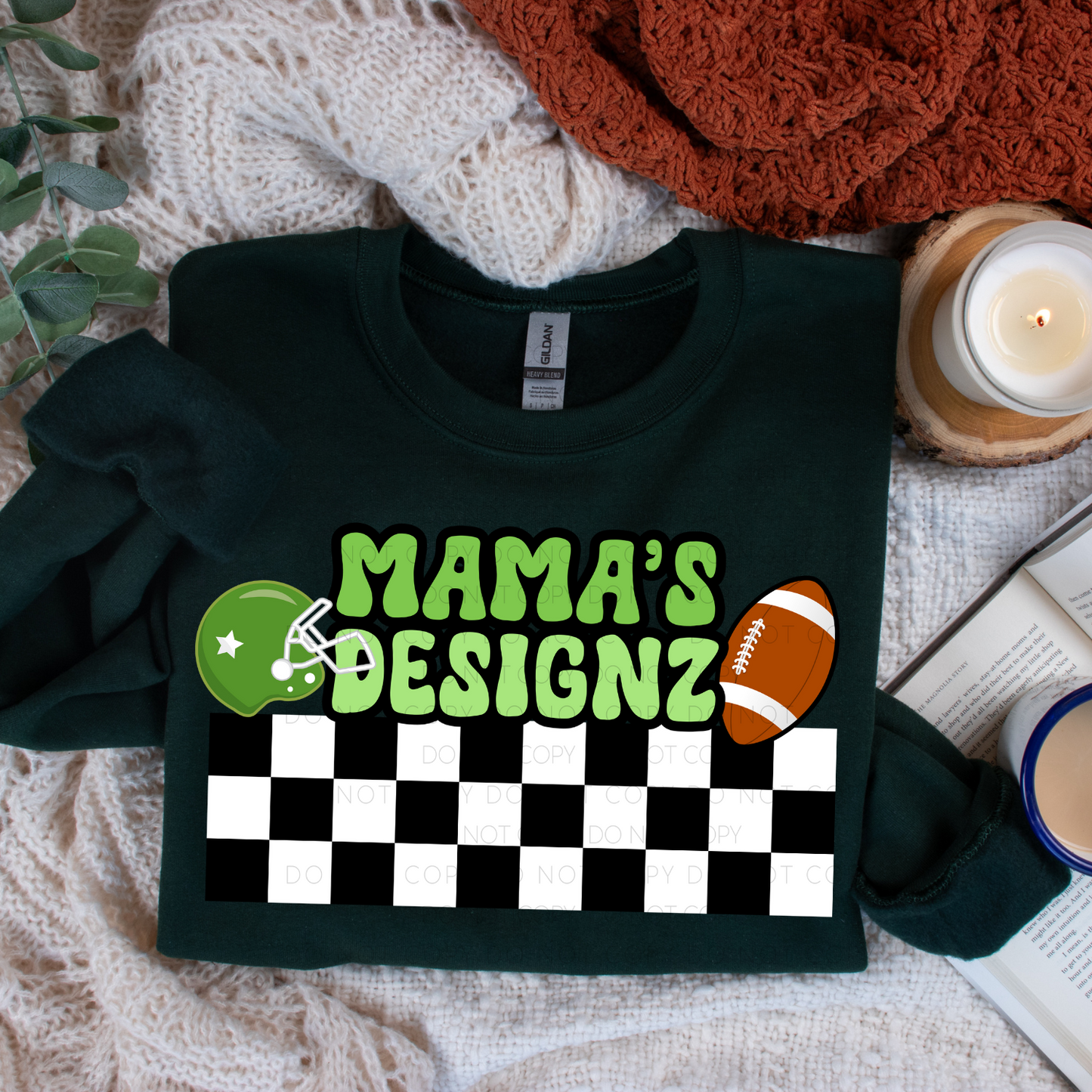 Small Business Green Football