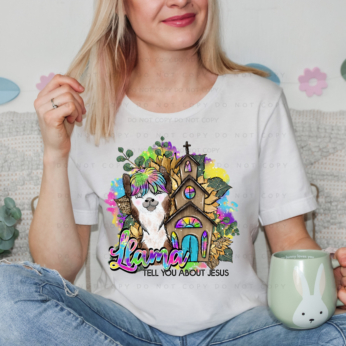 Llama Tell You About Jesus Shirt