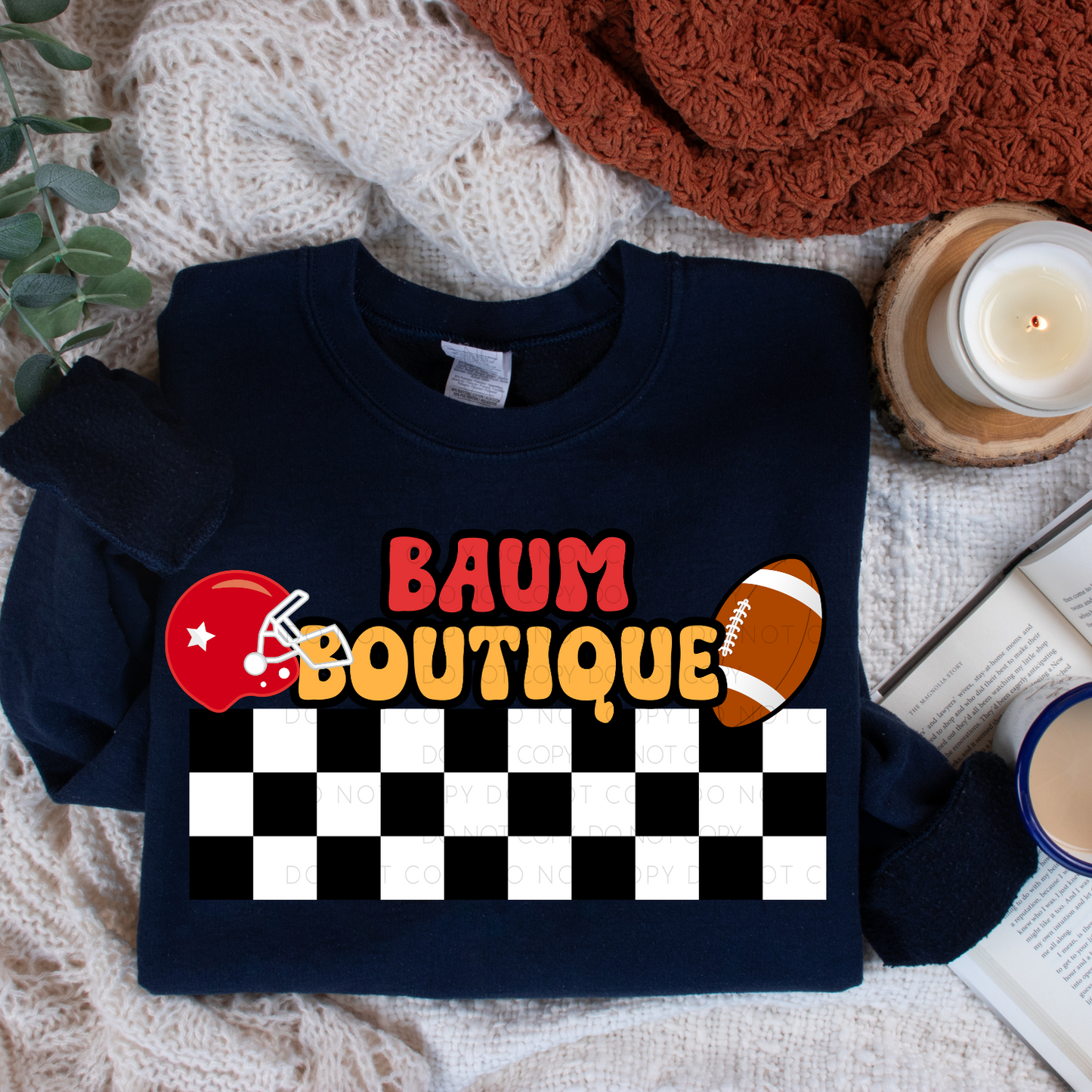 Small Business Red Football