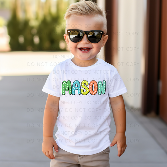 Custom Summer Name-Kids