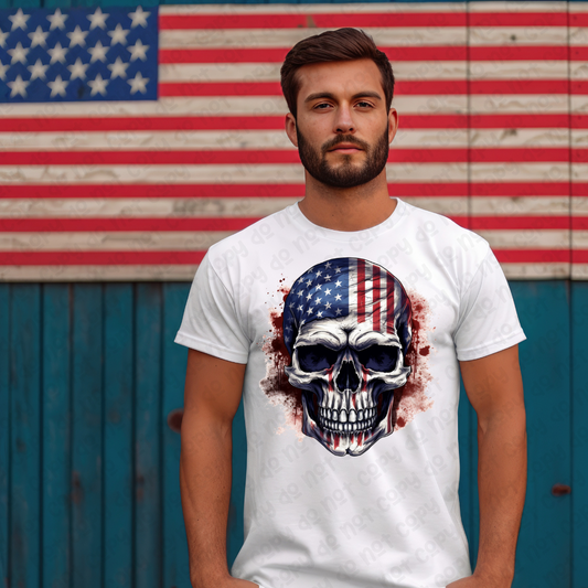 Patriotic Skull