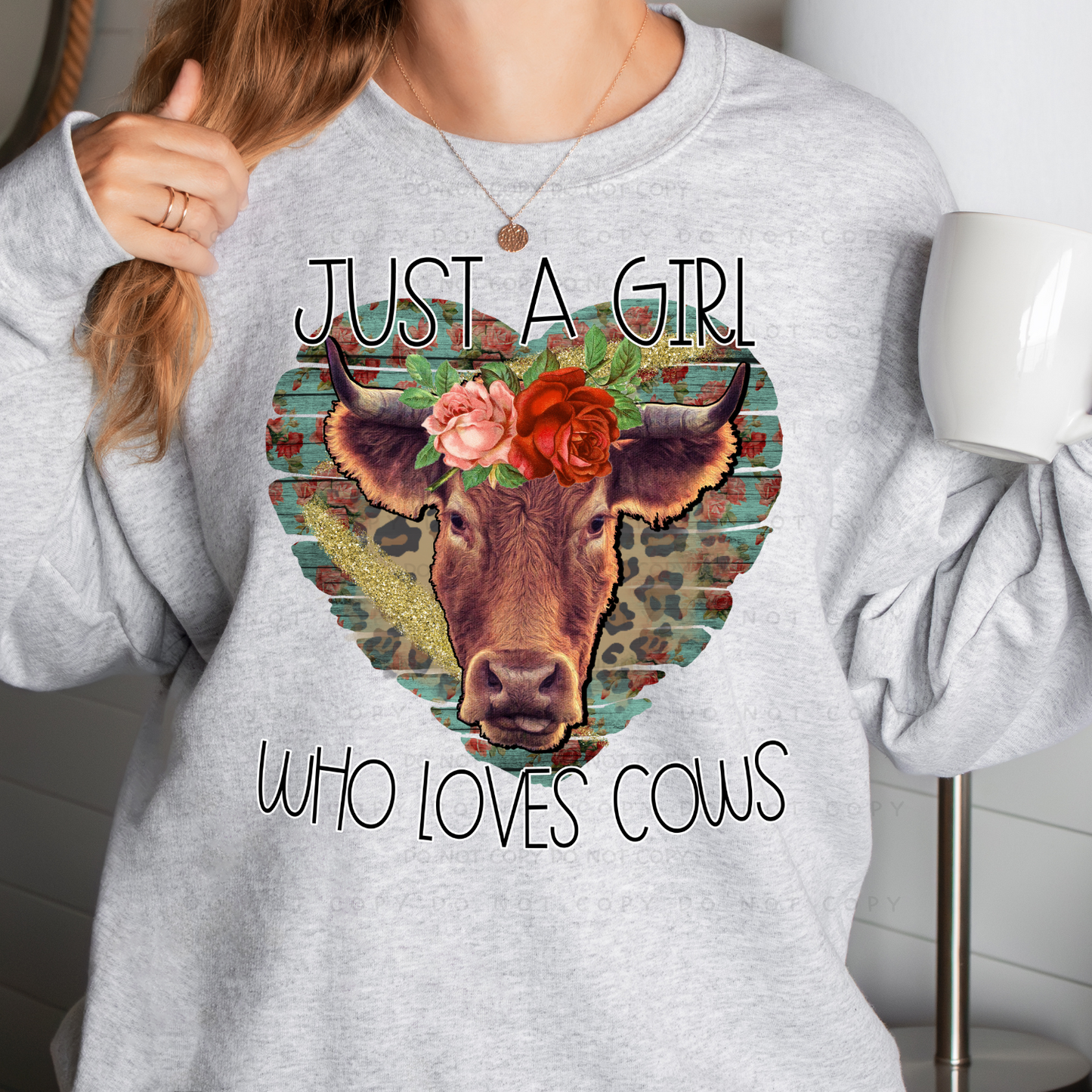 Just A Girl Who Loves Cows Shirt