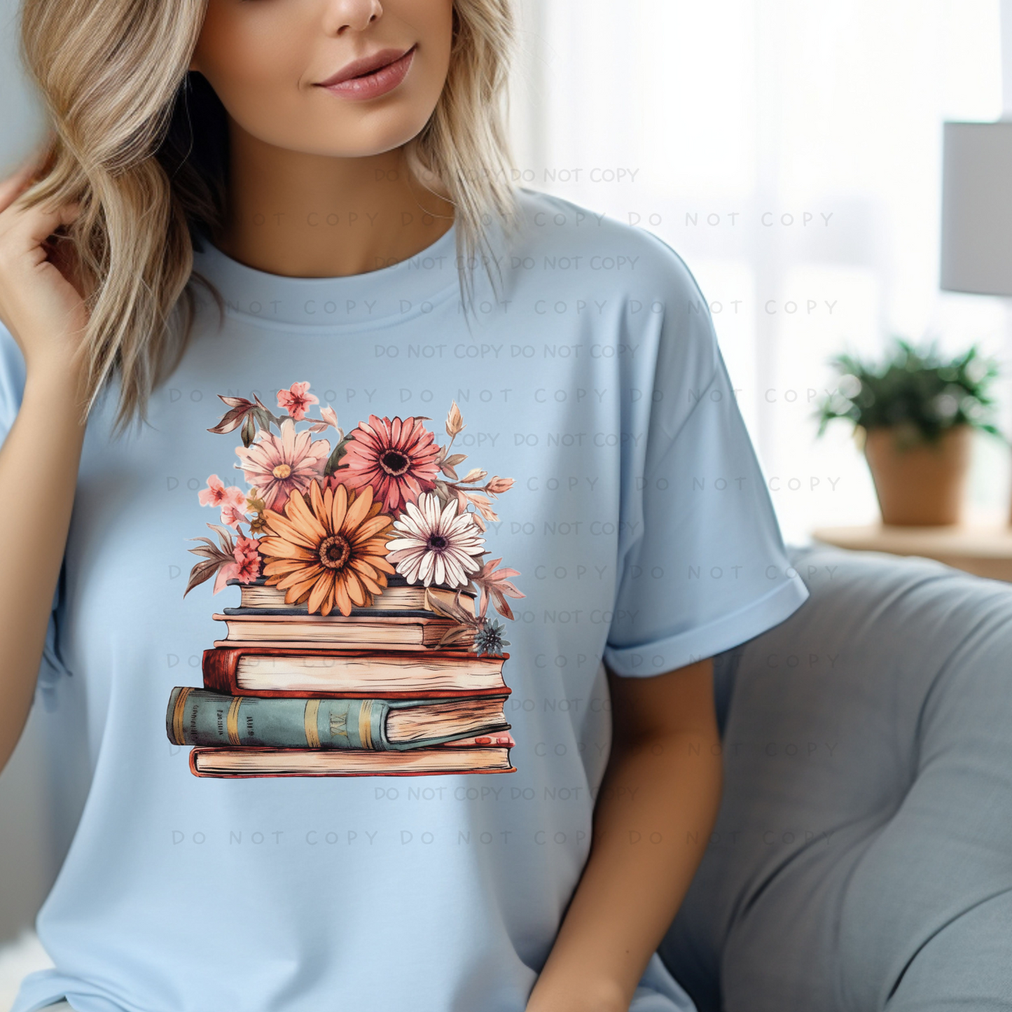 Floral Books Shirt