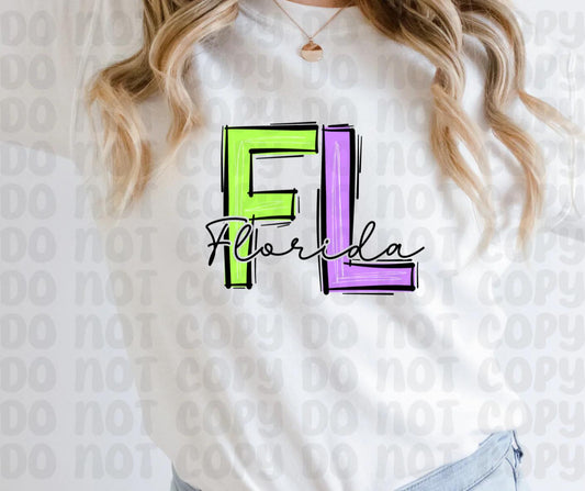 Neon Initial State Shirt