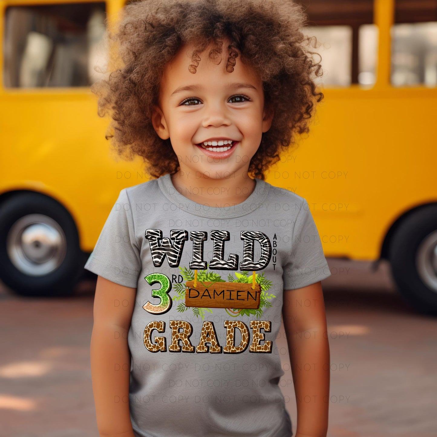 Custom Wild About....Grade-Kids