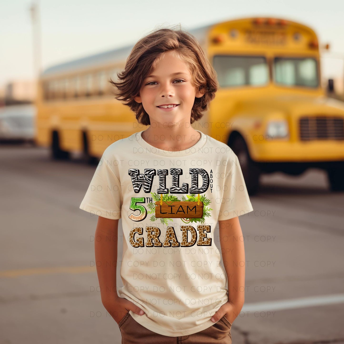 Custom Wild About....Grade-Kids