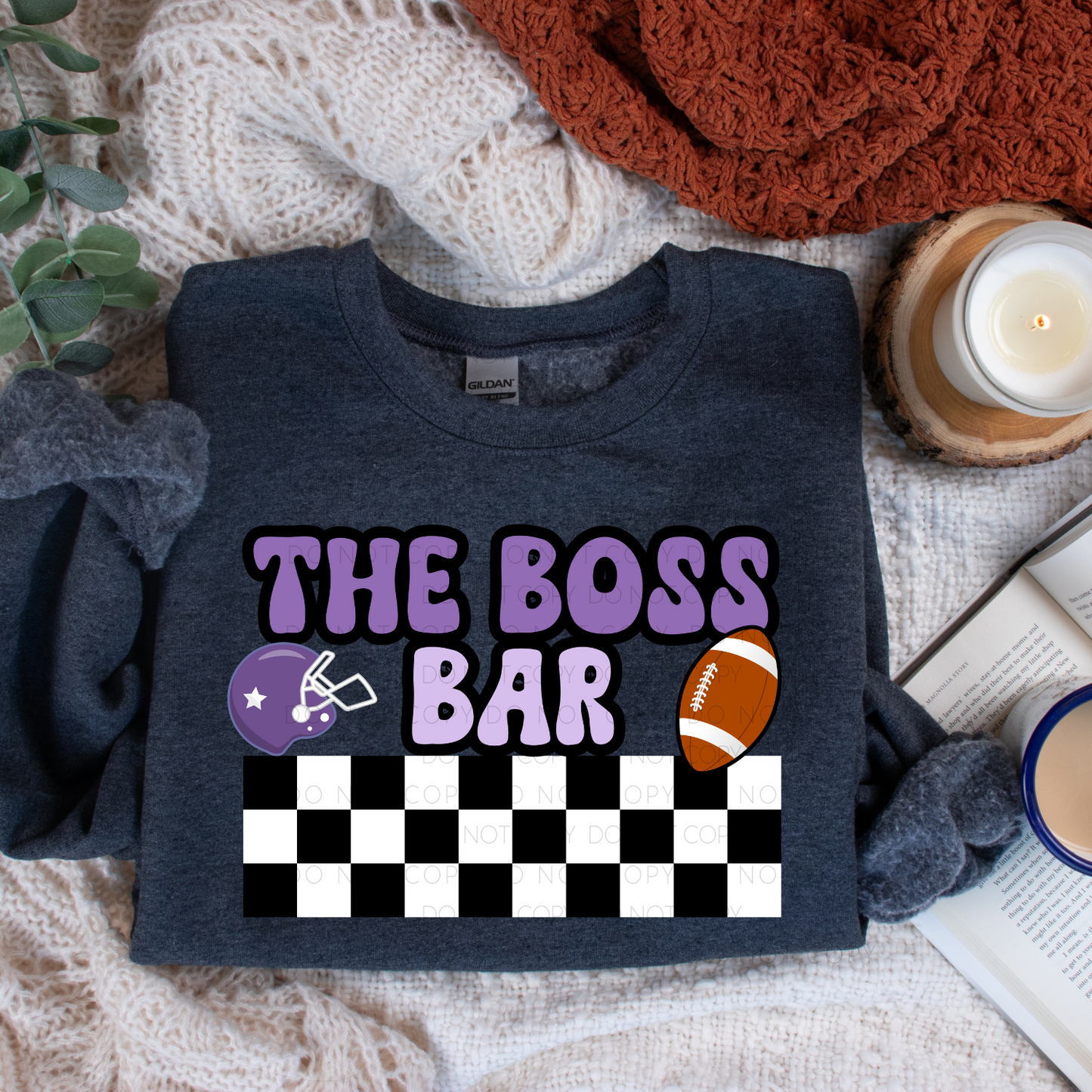 Small Business Purple Football