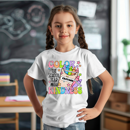 Color The School Year With Kindness-Kids