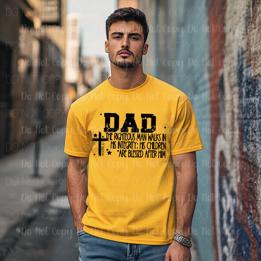 Dad Proverbs 20:7