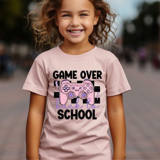 Game Over Back To School-Kids