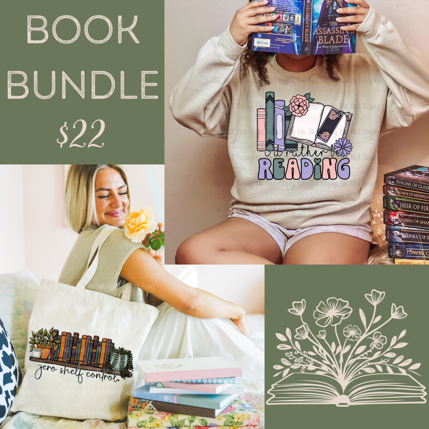 I'd Rather Be Reading|Zero Shelf Control-Book Lovers Bundle