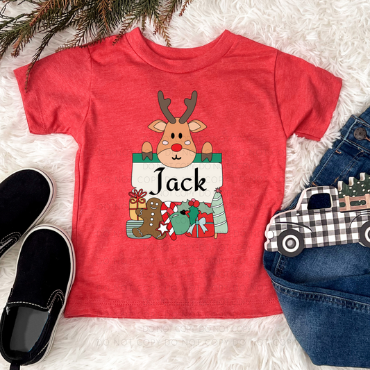 Custom Christmas Reindeer-Kids