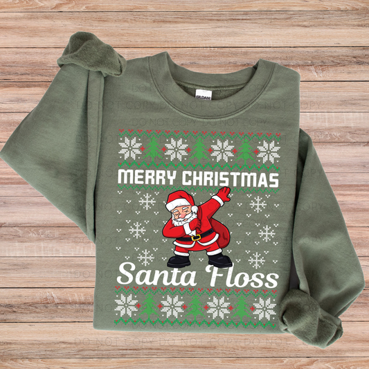 Merry Christmas Santa Floss