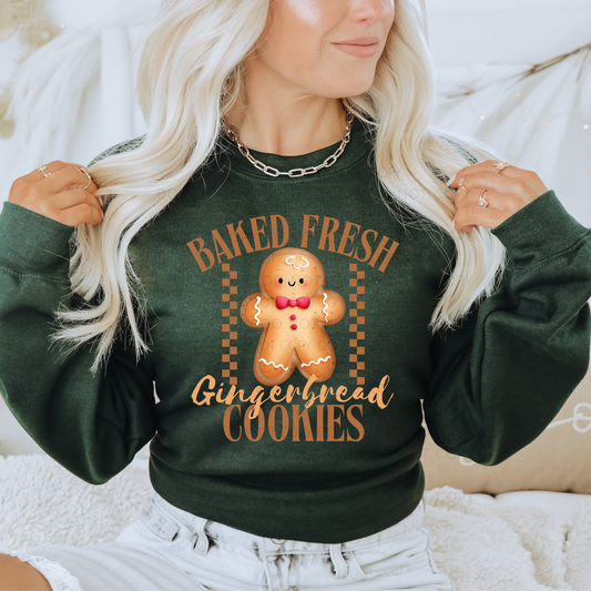 Baked Fresh Gingerbread Cookies