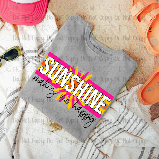 Sunshine Makes Me Happy