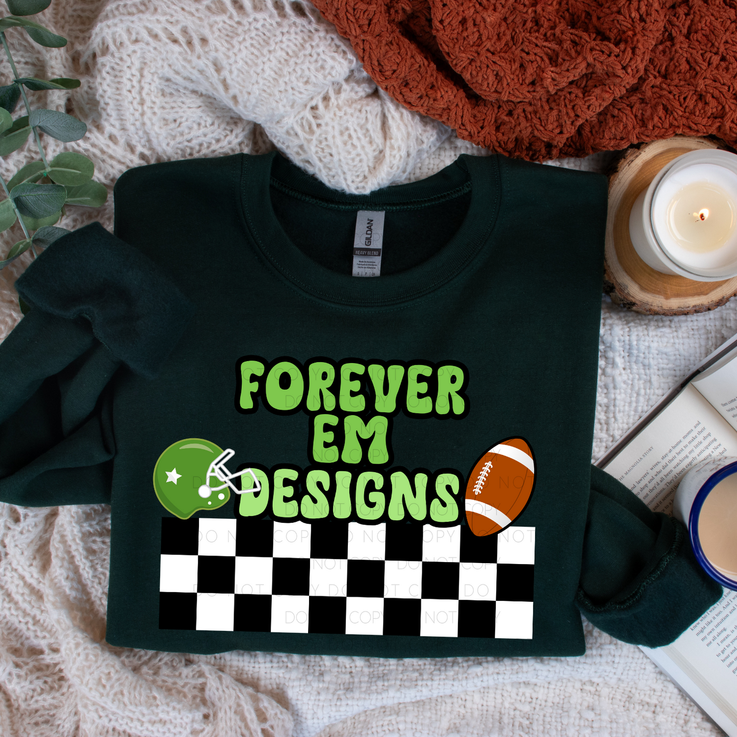 Small Business Green Football