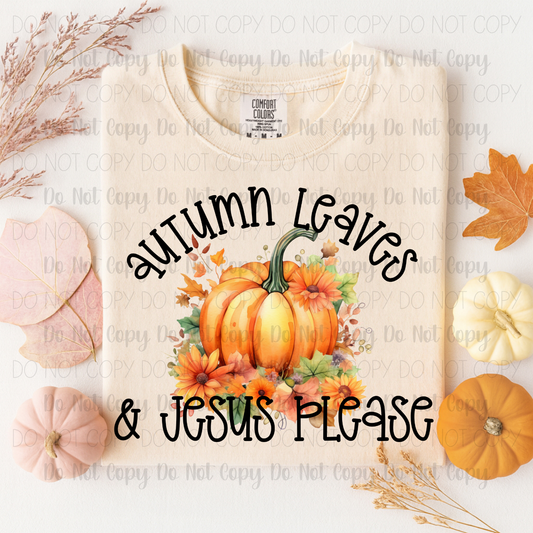 Autumn Leaves & Jesus Please