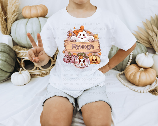 Custom Boho Happy Ghost-Kids