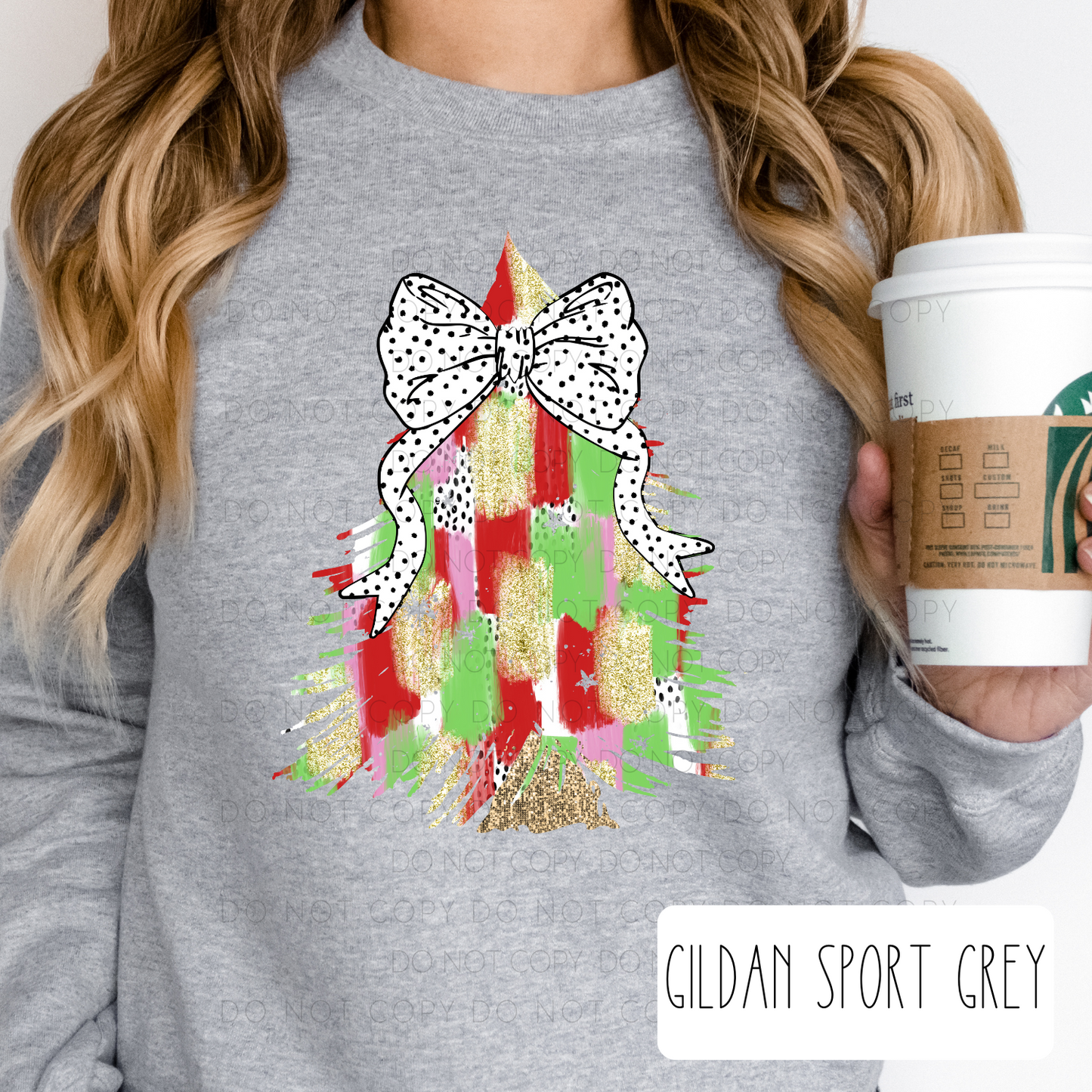 Light Brushstroke Christmas Tree