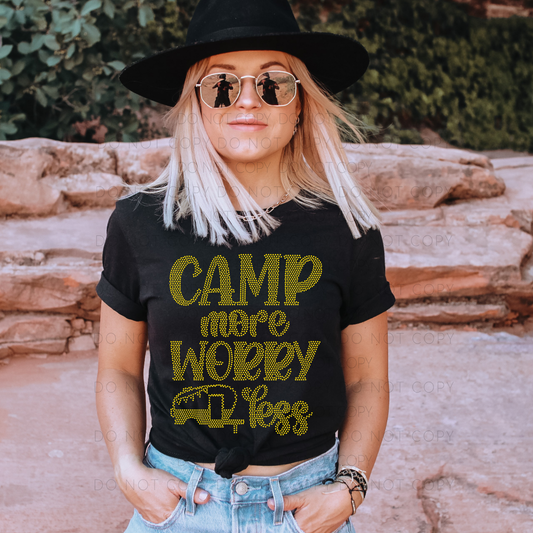 Camp More Worry Less (Spangle)