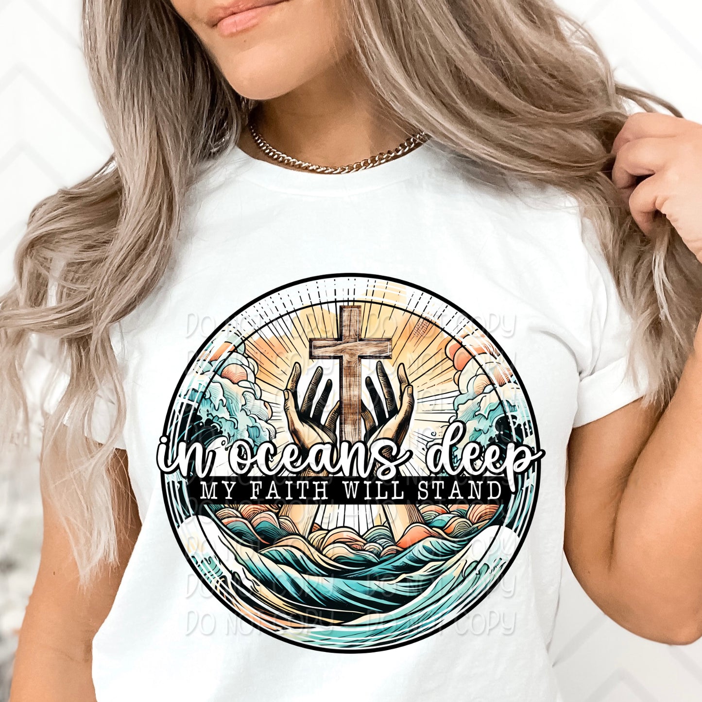 In Oceans Deep My Faith Will Stand Shirt