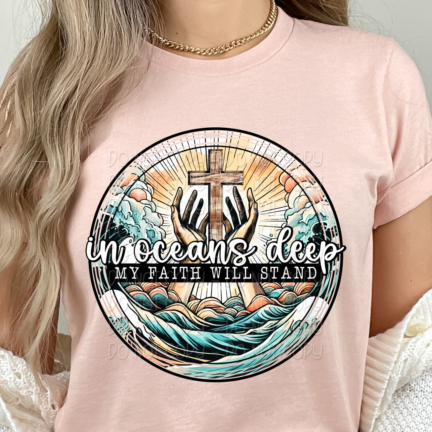 In Oceans Deep My Faith Will Stand Shirt