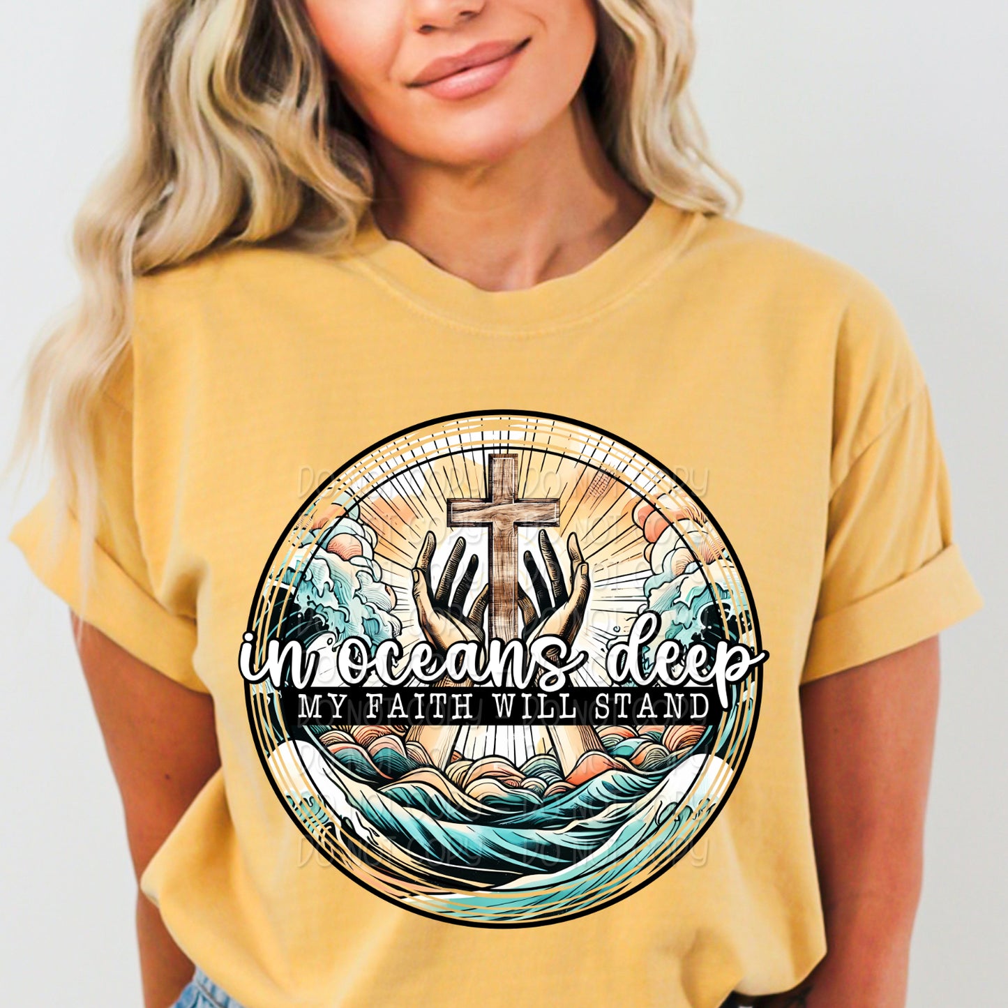 In Oceans Deep My Faith Will Stand Shirt