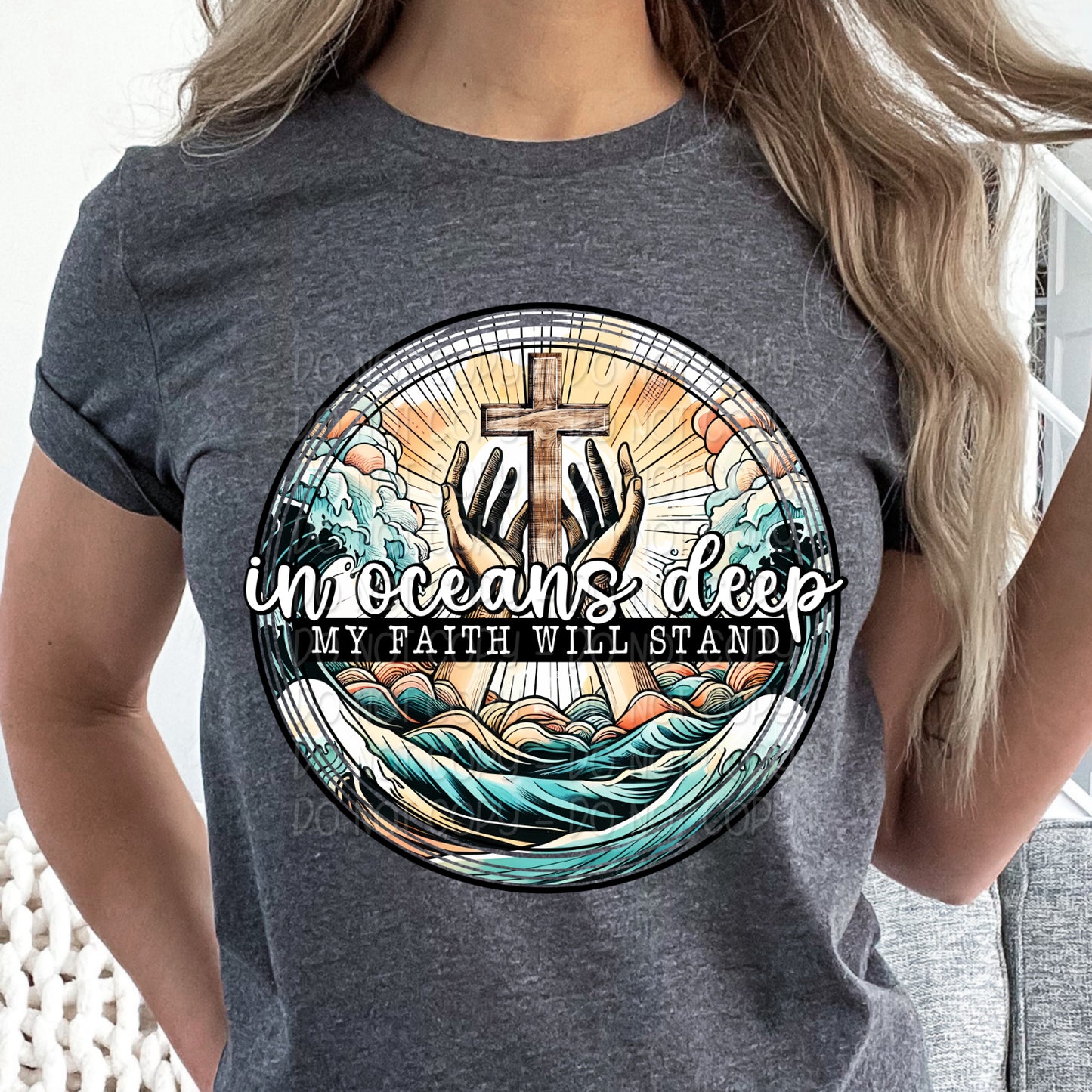 In Oceans Deep My Faith Will Stand Shirt