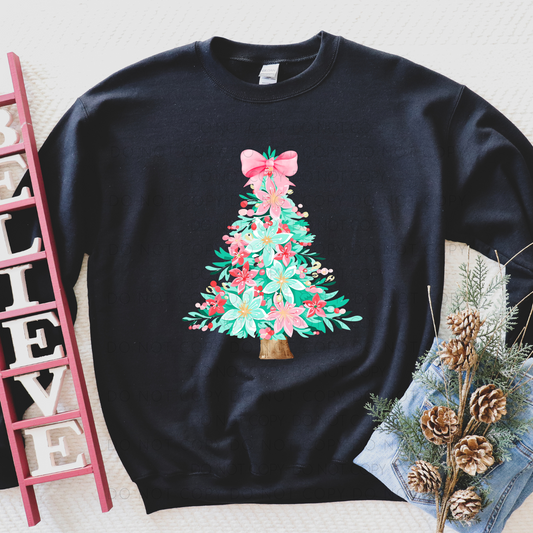Floral Christmas Tree
