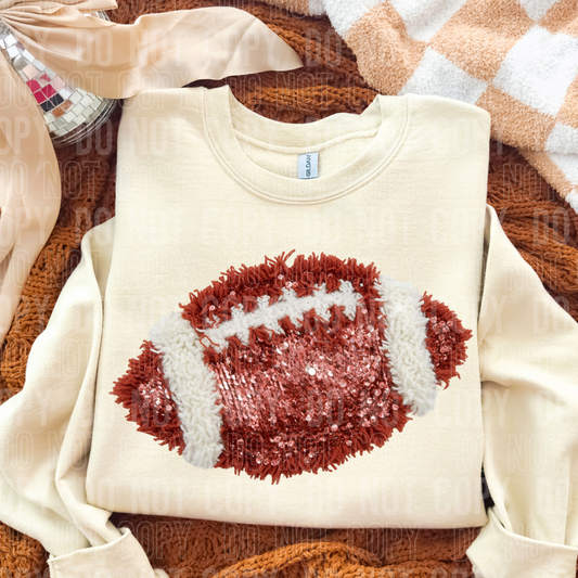 Faux Yarn Football