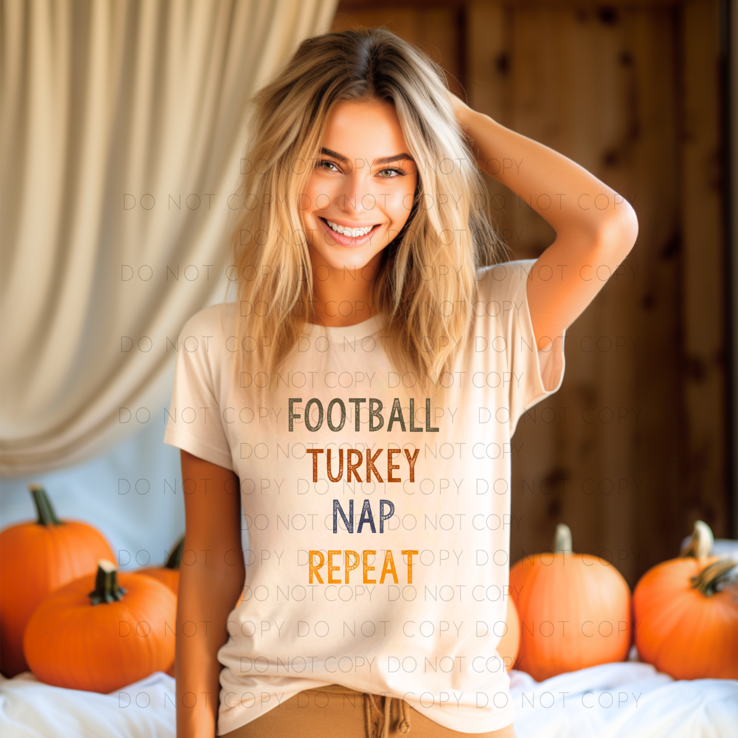 Football Turkey Nap Repeat