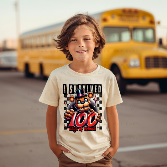 I Survived 100 Days Of School Shirt