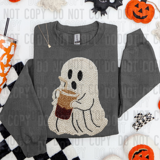 Faux Pearls Ghost Coffee