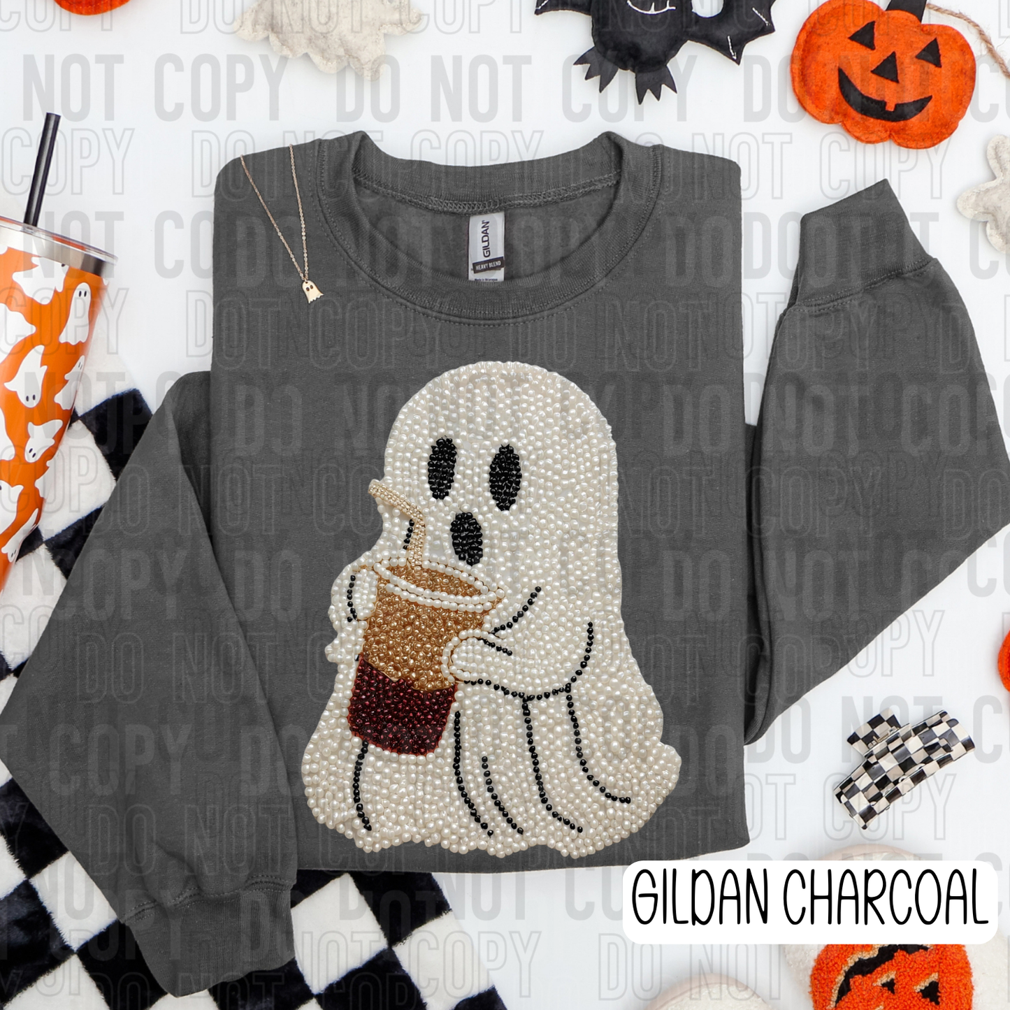 Faux Pearls Ghost Coffee